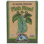 Down to Earth Fish Meal Natural Fertilizer 8-6-0 OMRI, 4lbs
