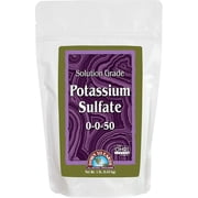 Down To Earth All Natural Fertilizers Organic Solution Grade Potassium Sulfate - Professional Grade SOP Powder 200 mesh for Liquid or Spray Applications 0-0-50, 1 lb