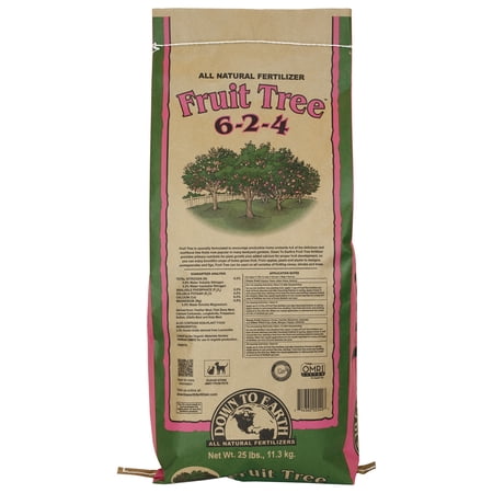 Down to Earth Organic Fruit Tree Fertilizer Mix 6-2-4, 25lb