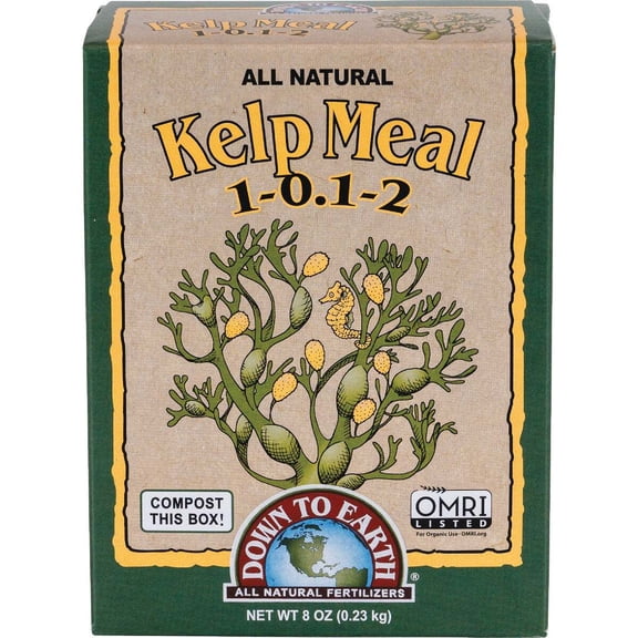 Down to Earth Organic Kelp Meal Fertilizer 1-0.1-2 Mix, 0.5 lb