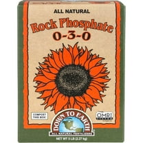 Down to Earth Organic Rock Phosphate Fertilizer 0-3-0, 5 lb
