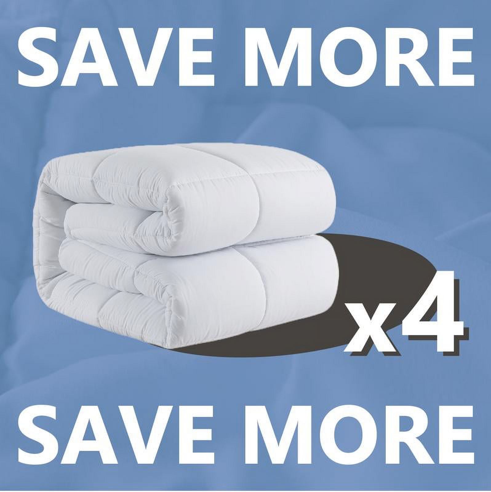 Peace Nest All Season White Down Twin Comforter 100 Cotton Cover, Twin