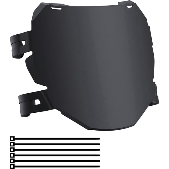 Downhill Electric Bike Number Plate, Universal Front Fairing for Commuter & Mountain E-Bikes (Q20, S1/S2/Y1/RX, X1S/X/X2, MX3/MX4/MX5, XXX, Pro SS/SR/S), Sleek Wire Cover with Zip Ties, Durable