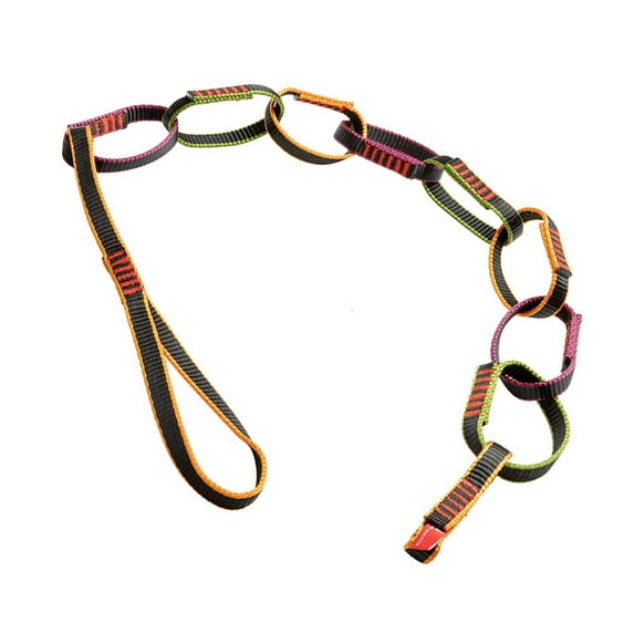 Downhill Forming Rings Slings Chain Rope Nylon Webbing Slings Safe Rings Chain Rope Outdoor Climbing Equipment Enduring