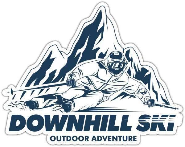 Downhill Ski Outdoor Adventure Extreme Car Stickerphone Decal Water ...