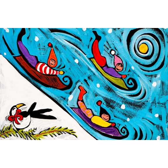 Downhill Three by Ben Mann Poster Print