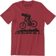 thumbnail image 1 of Downhill with Bicycle Rider Image for Men T-Shirt, 1 of 4