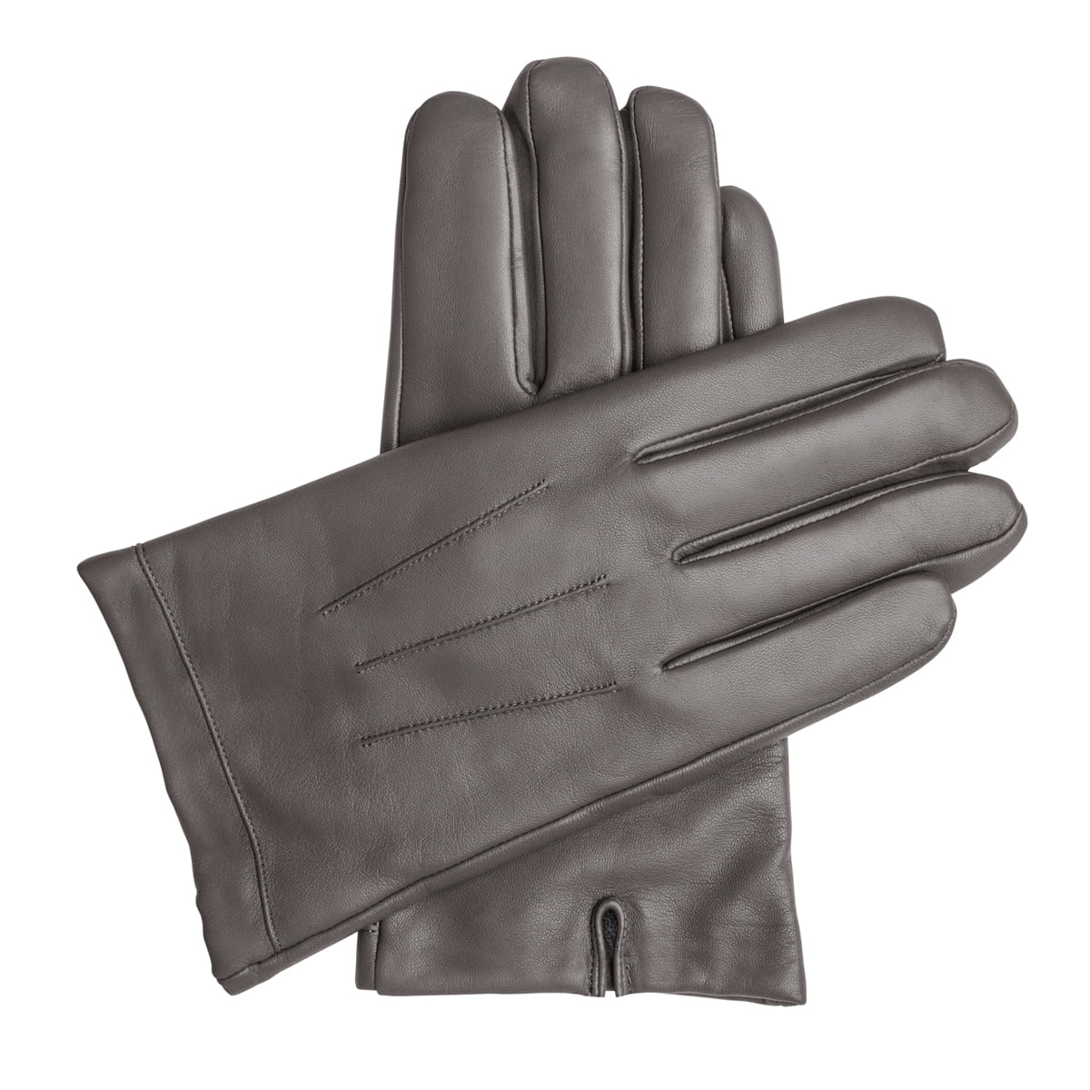 Downholme Vegan Leather Gloves for Men Gray M Walmart