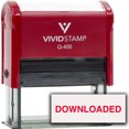 thumbnail image 1 of Downloaded Self-Inking Office Rubber Stamp (Red Ink) - Q-400, 1 of 1