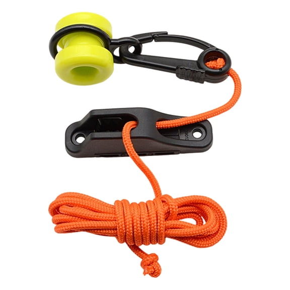 Downrigger Weight Cord With Snap Fairlead Cleat Rope Clamp Sea Trolling Weight For Saltwater Fishing