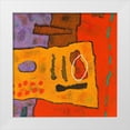 thumbnail image 1 of Downs 26x26 White Modern Wood Framed Museum Art Print Titled - Conversations in the Abstract #21, 1 of 4