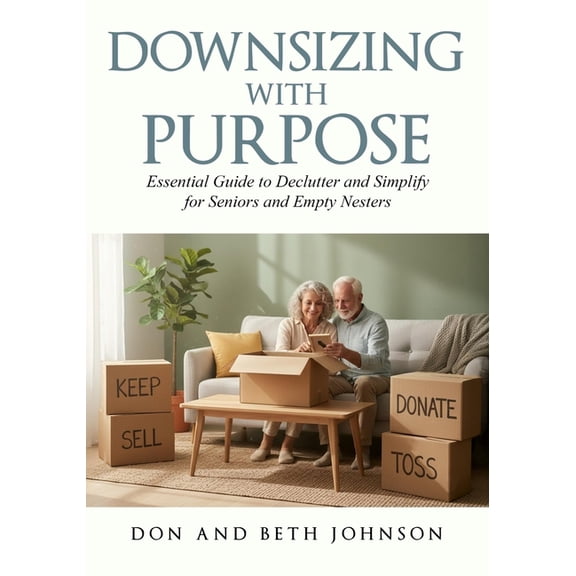 Downsizing with Purpose: Essential Guide to Declutter and Simplify for Seniors and Empty Nesters, (Paperback)