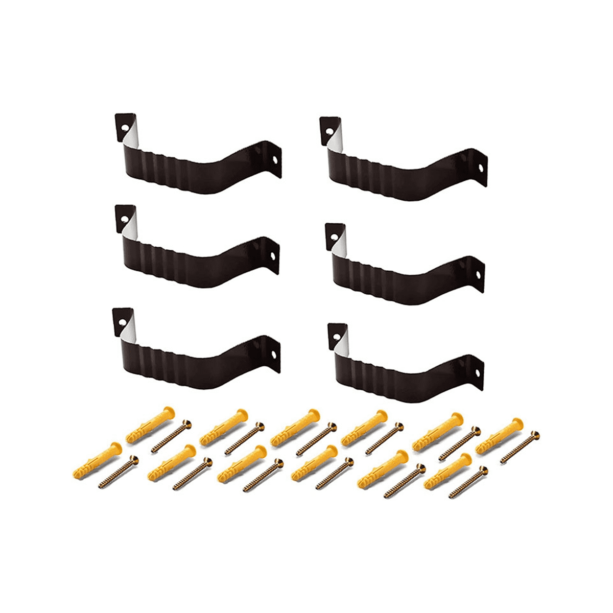 Downspout Adapter Gutter Downspout Strap 3X4 Leader Strap 3X4 (6 Pack