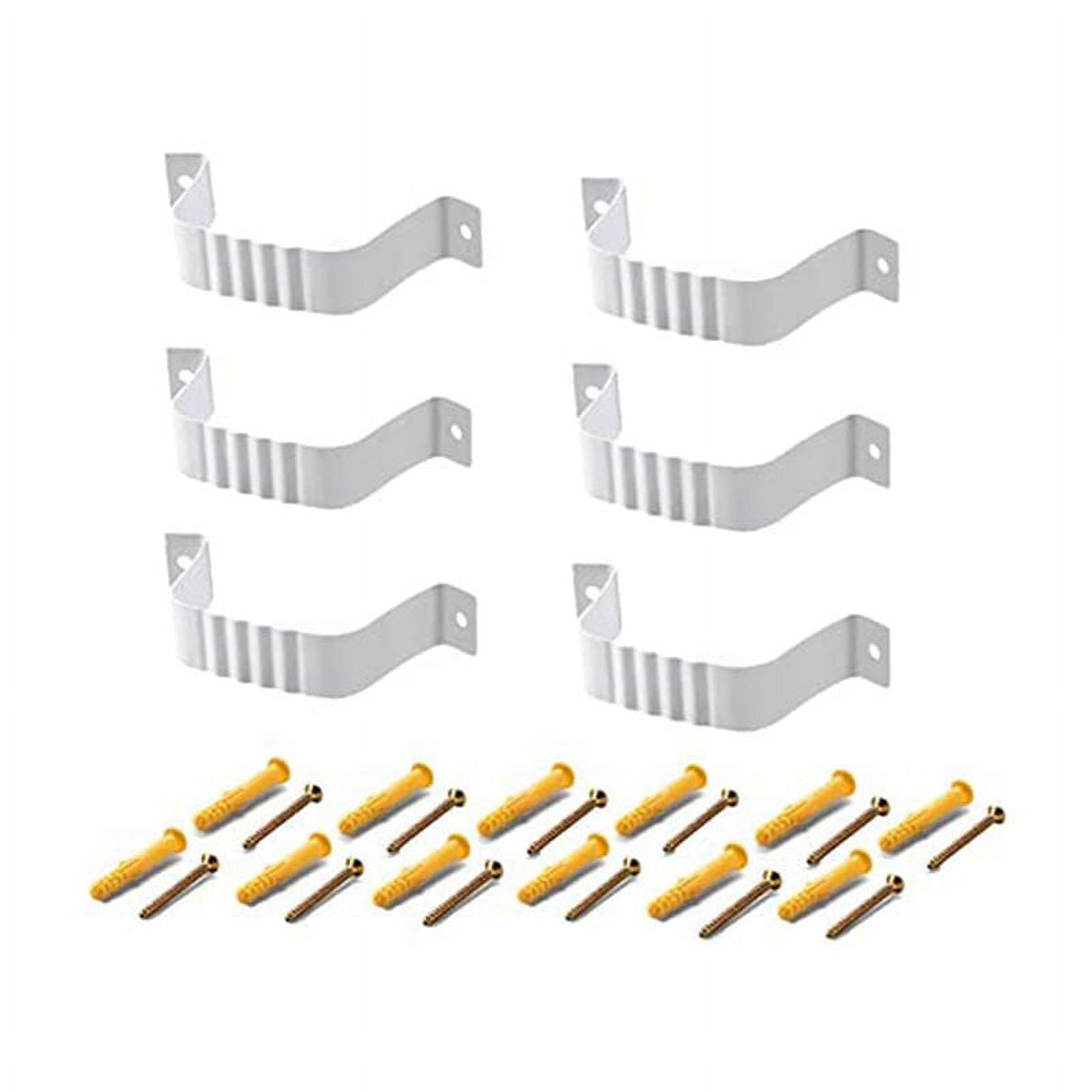 Downspout Adapter Gutter Downspout Strap 3X4 Leader Strap 3X4 (6 Pack