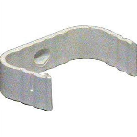 Downspout Clip White Vinyl