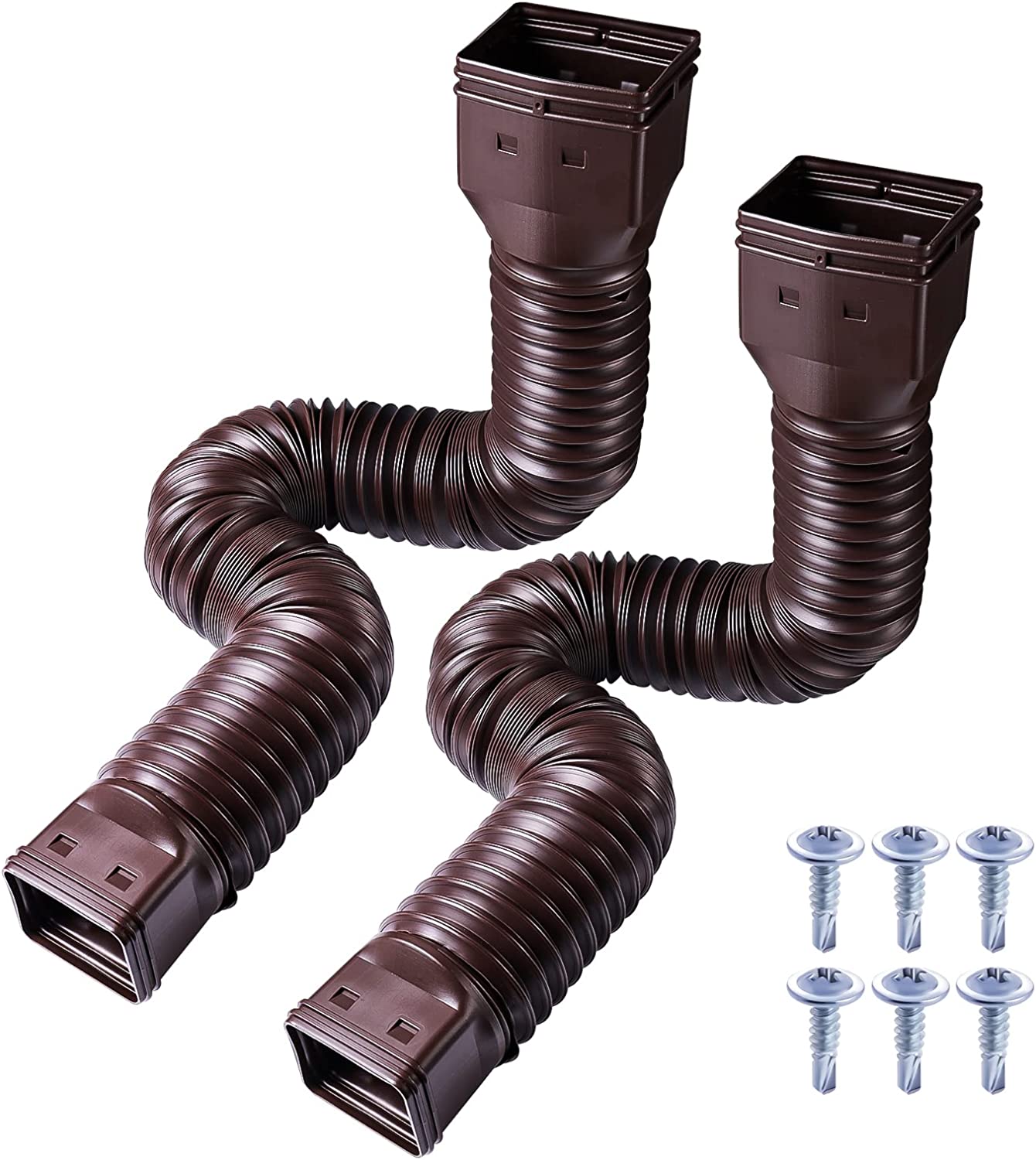 Downspout Extender Flexible Downspout Extension Gutter Connector Pipe