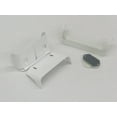Downspout Extension FlipUp Hinge for 3x4 A Style (3X4 A, WHITE