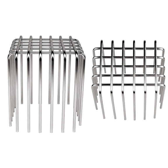 Downspout Gutter Guard 304 Stainless Steel - 2 Pack, Adjustable Height with Flexible Opening for 2" X 3" Pipes