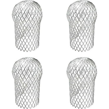 Downspout Gutter Guard Aluminum Filter Screen Expandable Gutter Downspout Guard Gutter Downspout Protector To Prevent Clogging By Leaves, Debris