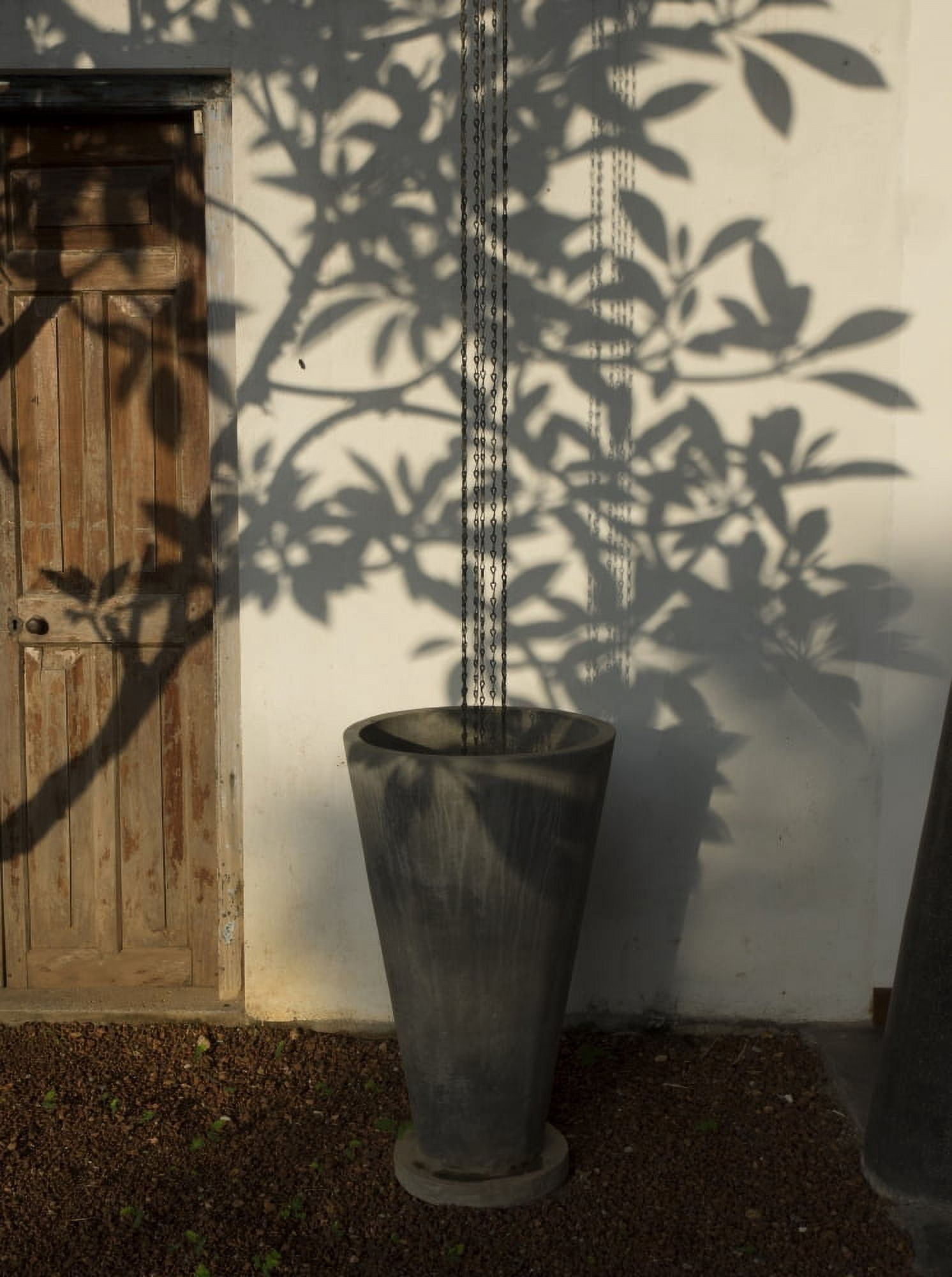Downspout and shadows The Wallawwa Kotugoda near Colombo airport Western Province Sri Lanka Canvas Art - Panoramic Images (24 x 18)