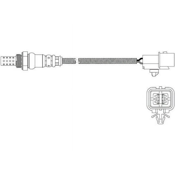 Downstream Oxygen Sensor - Compatible with 2012 - 2015, 2018 - 2019 Kia Rio 2013 2014