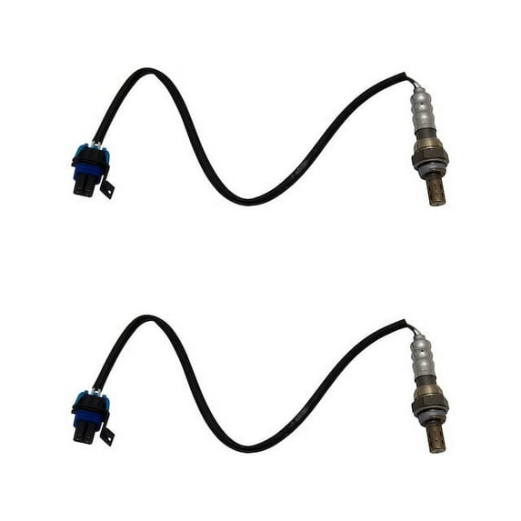 Downstream Oxygen Sensor Set 2 Piece - Compatible with 2006 - 2011 Buick Lucerne 4.6L V8 2007 2008 2009 2010
