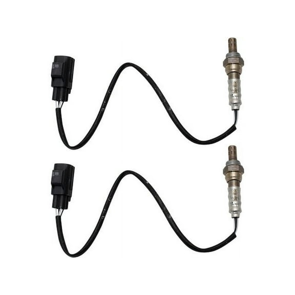 Downstream Oxygen Sensor Set 2 Piece - Compatible with 2007 - 2014 Volvo S80 2008 2009 2010 2011 2012 2013