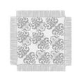 thumbnail image 1 of Downton Abbey HWDP-GG Halloween Damask 54 x 54 in. Poncho - Ghostly Gray, 1 of 2
