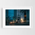 thumbnail image 1 of Downtown Blues, Wilkes-Barre 01 - Wilkes-Barre Pennsylvania Photography White Framed Wall Art Print 16 x 24 inches, 1 of 3