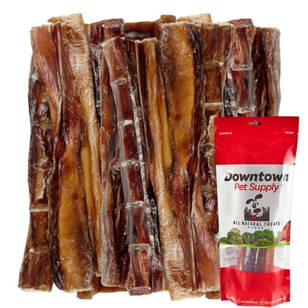 Downtown Pet Supply Bully Sticks For Dogs Free Range Dog Chews 6", 5 Pack Odor Free