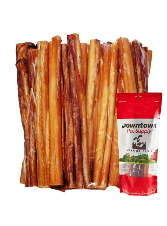 Downtown Pet Supply Bully Sticks For Dogs Rawhide Free Dog Chews 4 Pack