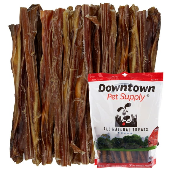 Downtown Pet Supply Bully Sticks for Small Dogs Rawhide Free Dog Chews 1 lbs