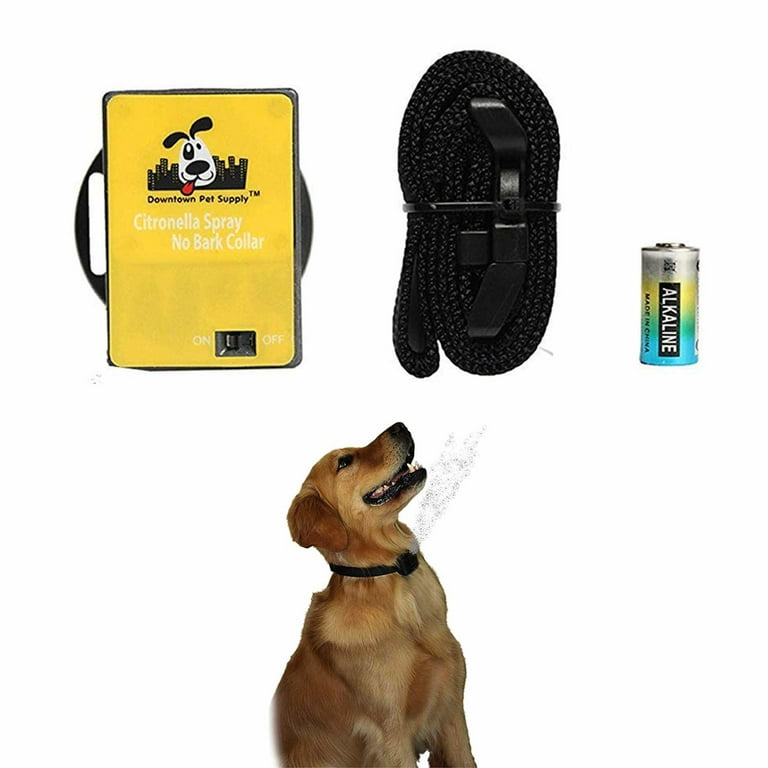 Downtown Pet Supply Citronella No Bark Automatic Gentle Spray Humane No Shock Collar Anti bark with Advanced Bark Detection Excludes Citronella Spray Can Walmart