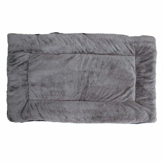 Downtown Pet Supply Dog Crate Mat, Washable Dog Bed, Charcoal/Silver, XL