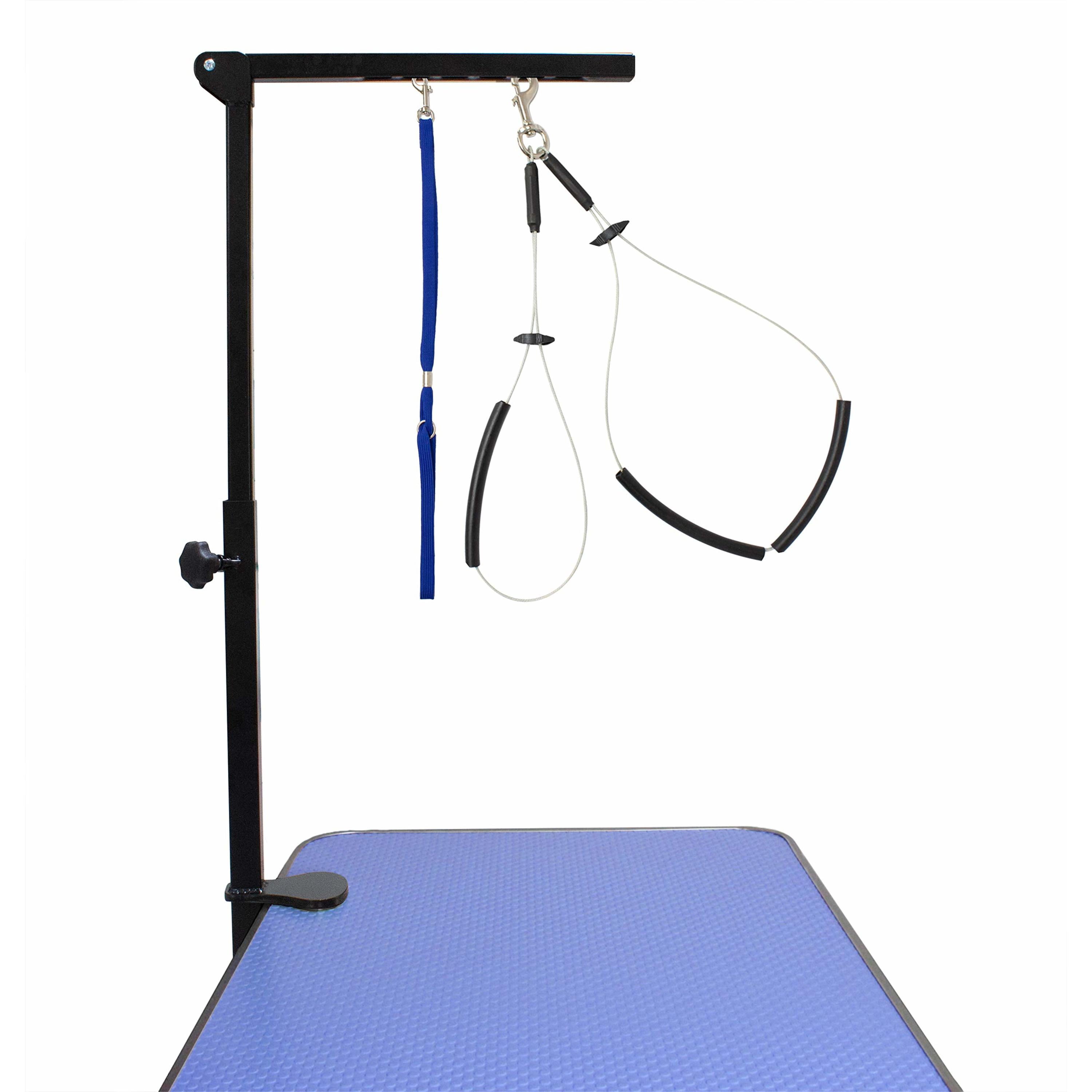 Downtown Pet Supply Dog Grooming Table Arm, No Sit Grooming Loop, Black ...