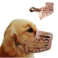 thumbnail image 1 of Downtown Pet Supply Dog Muzzle, Adjustable Dog Basket Muzzle Beige, Size 6, 1 of 3
