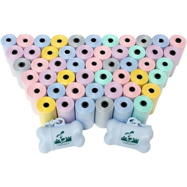 Downtown Pet Supply Dog Poop Bags, Free Poop Bag Holder, Lavender, 1000 Bags