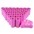 thumbnail image 1 of Downtown Pet Supply Dog Poop Bags with Free Poop Bag Holder, Pink, 700 Ct, 1 of 9