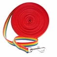 thumbnail image 1 of Downtown Pet Supply Long Lead Leash for Dog Training, Rainbow, 30' Dog Leash, 1 of 8
