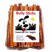 Downtown Pet Supply Odor Free Bully Sticks for Dogs - Regular 6, 10 Pack