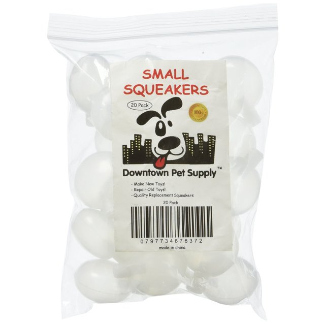 Downtown Pet Supply Replacement Squeakers for Dog Toys 20pk Dog