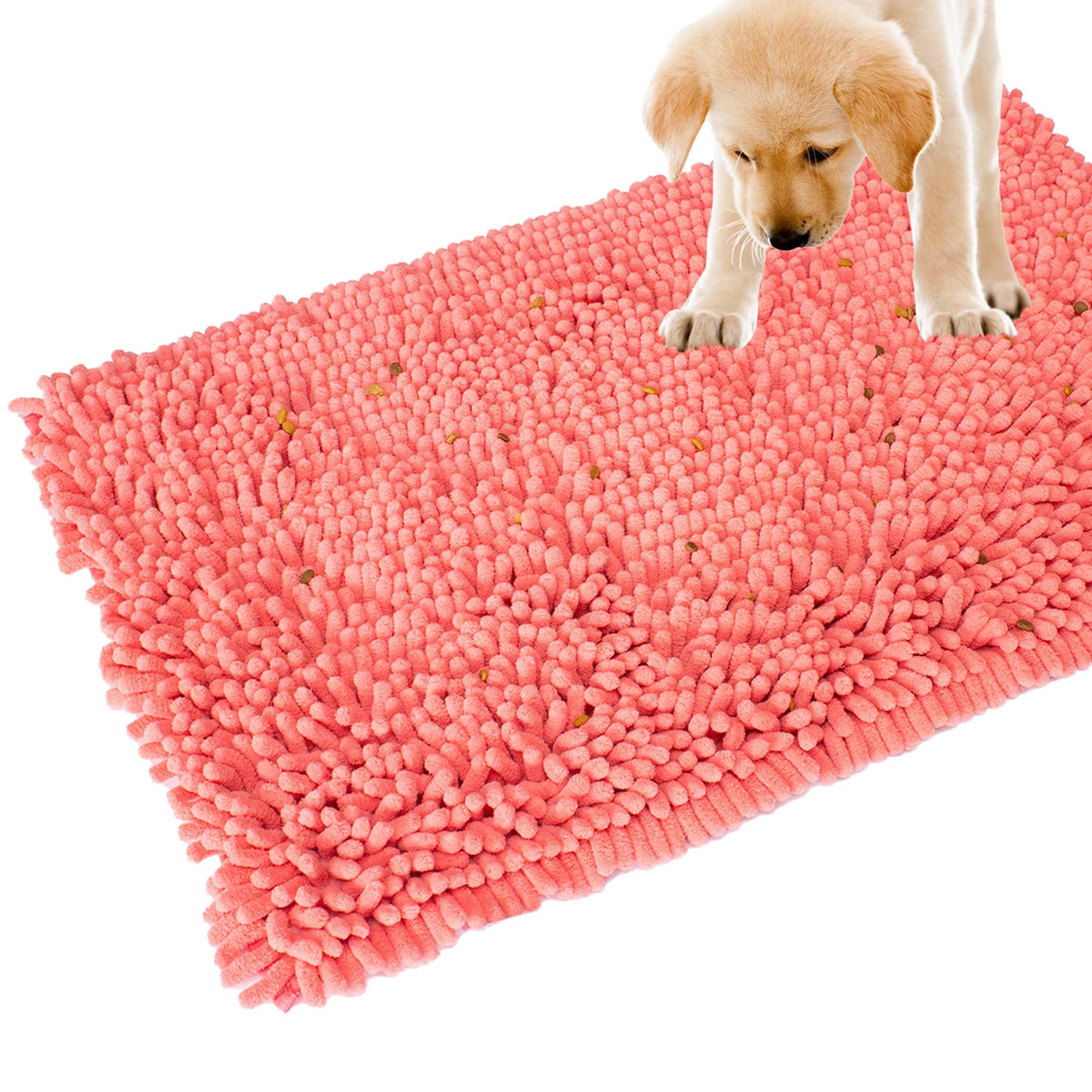 Woozapet Snuffle Mat for Dogs Pink and Yellow