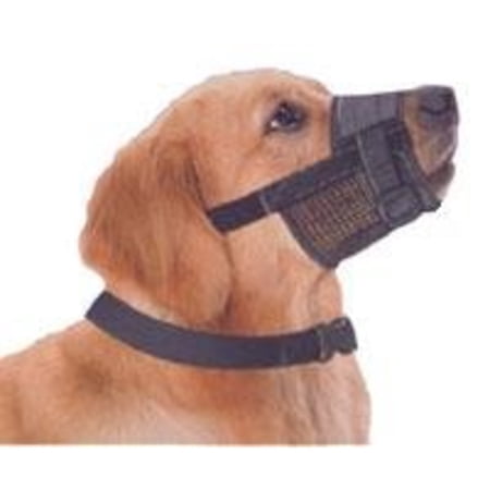 Downtown Pet Supply Soft Mesh Dog Muzzle for Grooming, Adjustable Dog Muzzles