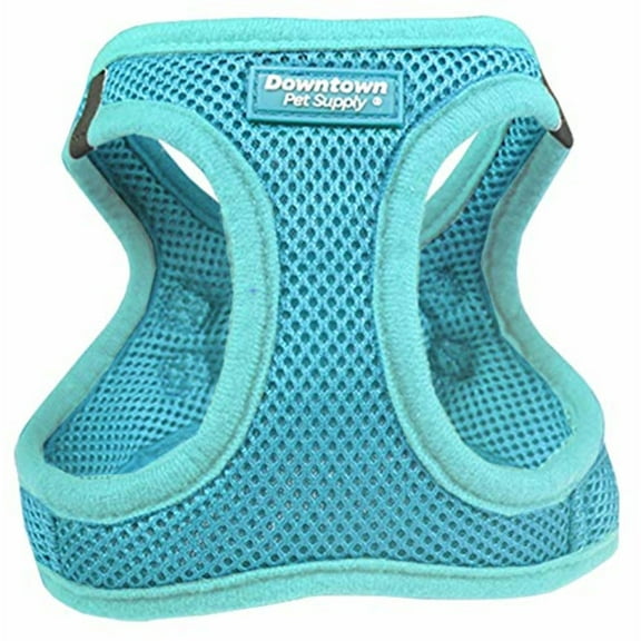 Downtown Pet Supply Step In Dog Harness For Small Dogs No Pull, Large, Light Blue