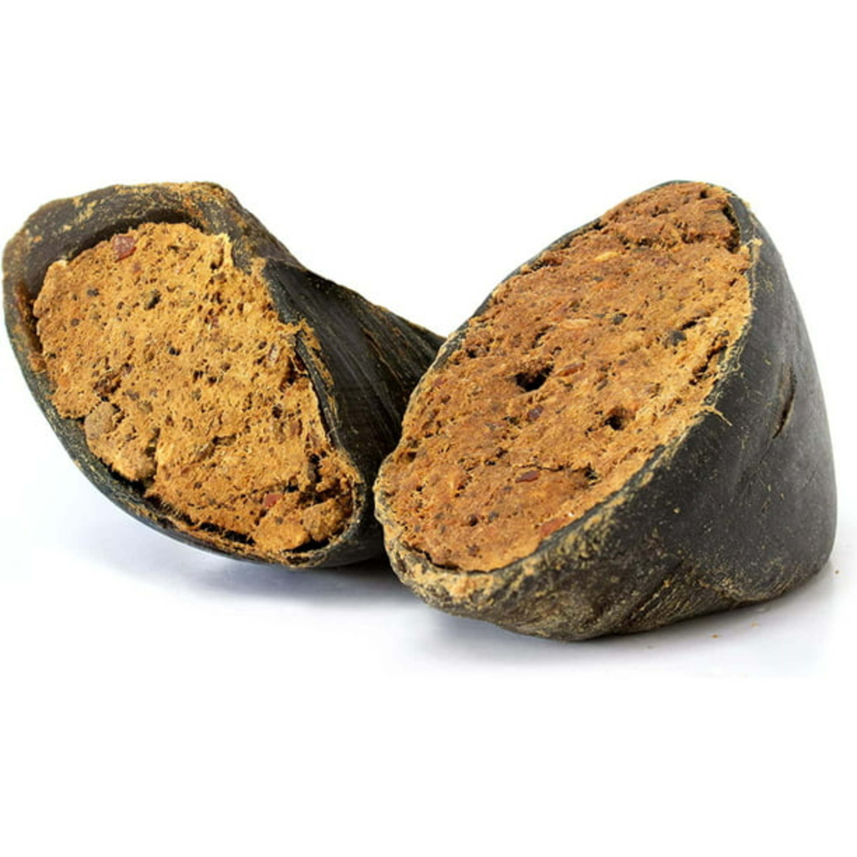 Downtown Pet Supply Stuffed Cow Hooves for Dogs, Peanut Butter, 5 Pk