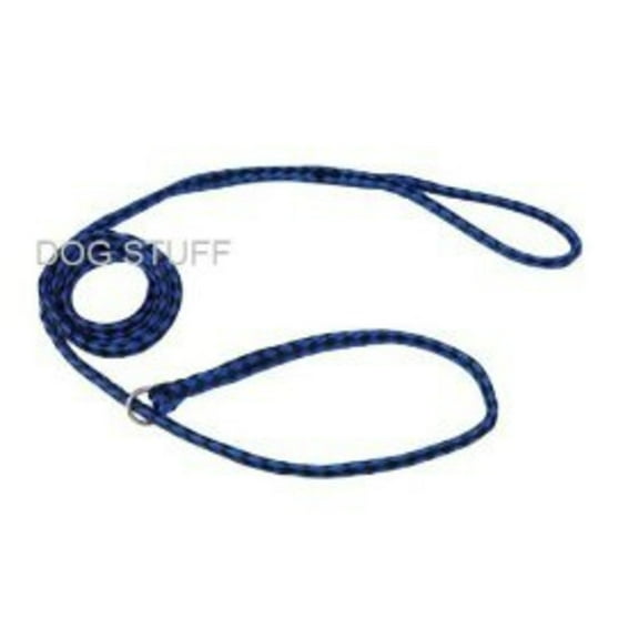 Downtown Pet Supply Universal Slip Lead Dog Leash, Braided Slip Leash, Dark Blue