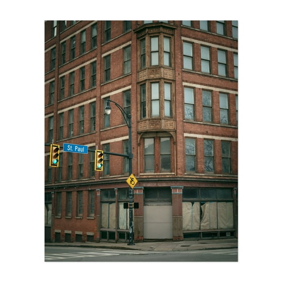 Downtown Rochester 01 - Rochester New York Photography Architecture Vintage City Street Photography Unframed Wall Art Print 18 x 24 inches