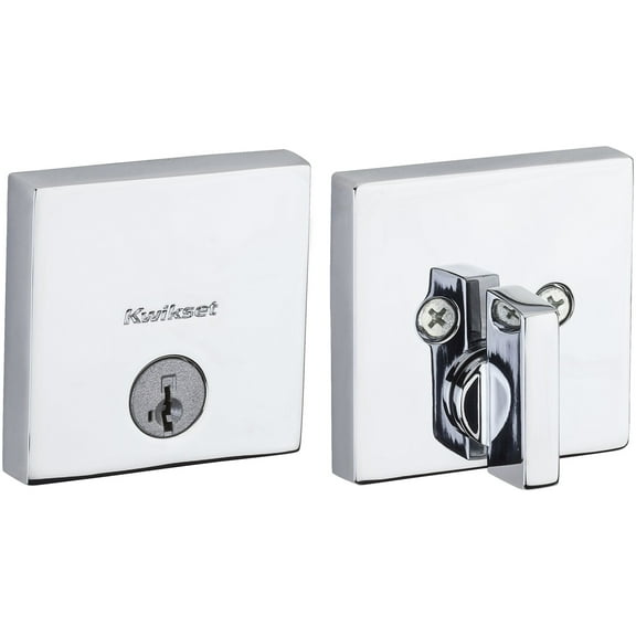 Downtown Single Cylinder Square Deadbolt - 258 Series with Smartkey - Boxpack
