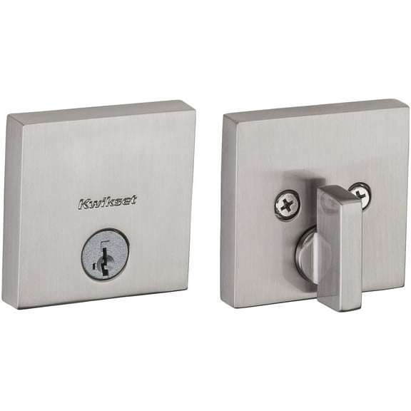 Downtown Single Cylinder Square Deadbolt - 258 Series with Smartkey - Boxpack