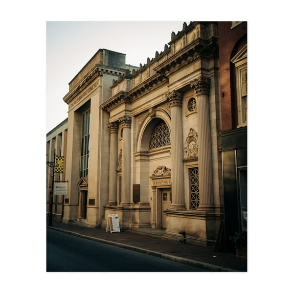 Downtown Staunton Architecture 02 - Staunton Virginia Photography Unframed Wall Art Print 30 x 40 inches